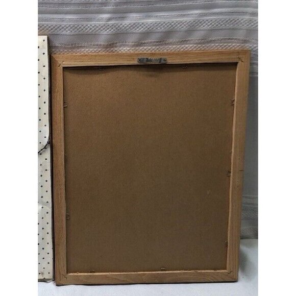 Vintage Jesus Good Shepherd Flock of Sheep The Lord Is My Shepherd Framed - Picture 2 of 2